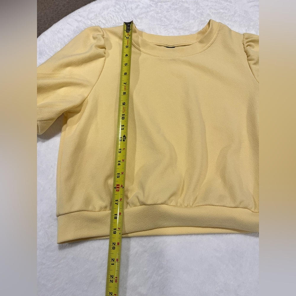 Dazy Bubble Sleeve Top - Size XL - Picture 4 of 8
